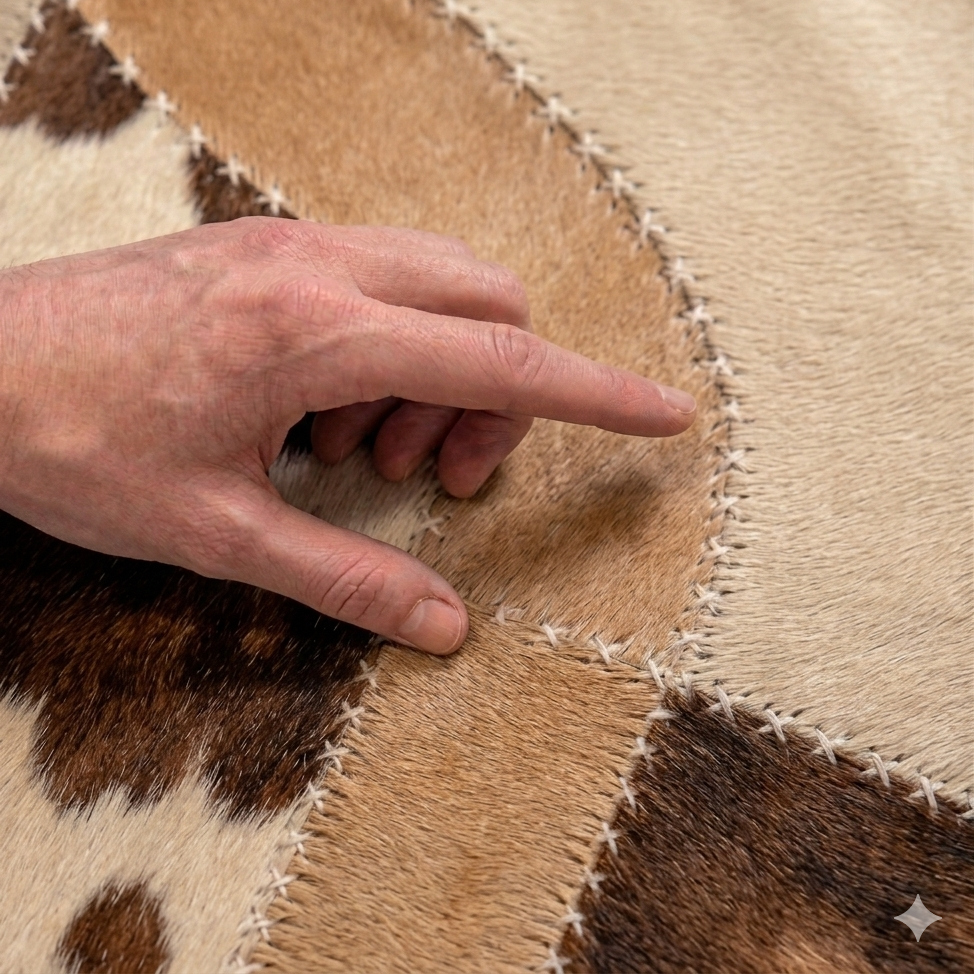 "Archway Pelt" Luxury Cowhide Prayer Mat | Gift Boxed Set