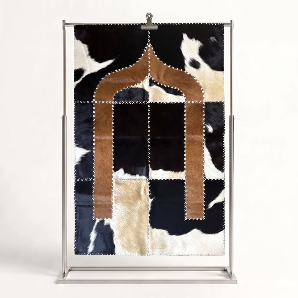 "Archway Pelt" Luxury Cowhide Prayer Mat | Gift Boxed Set