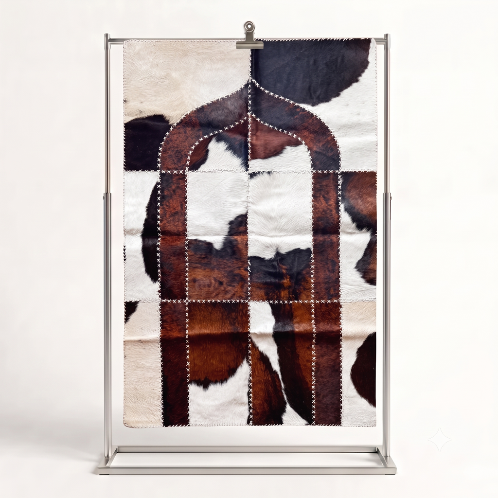 "Archway Pelt" Luxury Cowhide Prayer Mat | Gift Boxed Set